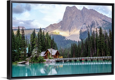 Wapta Mountain And Emerald Lake, Yoho National Park, British Columbia, Canada