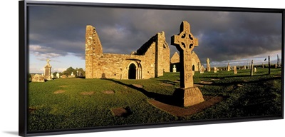 Cross Of The Scriptures at Clonmacnoise Monastery, Co Offaly, Ireland