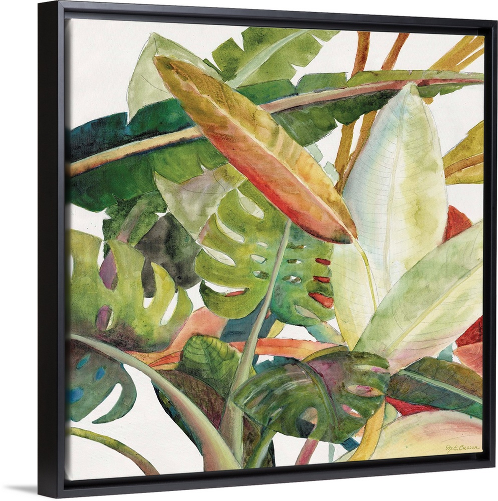 Tropical Lush Garden Square II