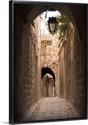 Arched streets of old town Al-Jdeida, Aleppo (Haleb), Syria