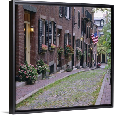 Beacon Hill, Acorn Street, Boston, Massachusetts, New England