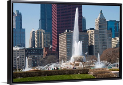 Buckingham Fountain in Grant Park, Chicago, Illinois