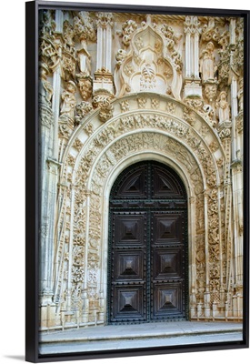 Christ's convent gate, Tomar, Estremadura, Portugal