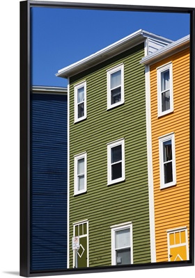 Colourful houses in St. John's City, Newfoundland, Canada, North America
