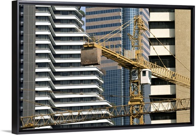 Cranes and buildings, Shanghai, China, Asia