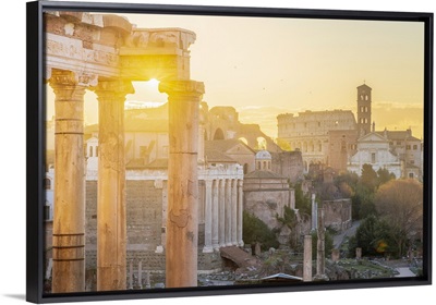 Forum At Sunrise, Rome, Lazio, Italy, Europe