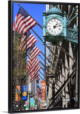 Marshall Field Building Clock, State Street, Chicago, Illinois