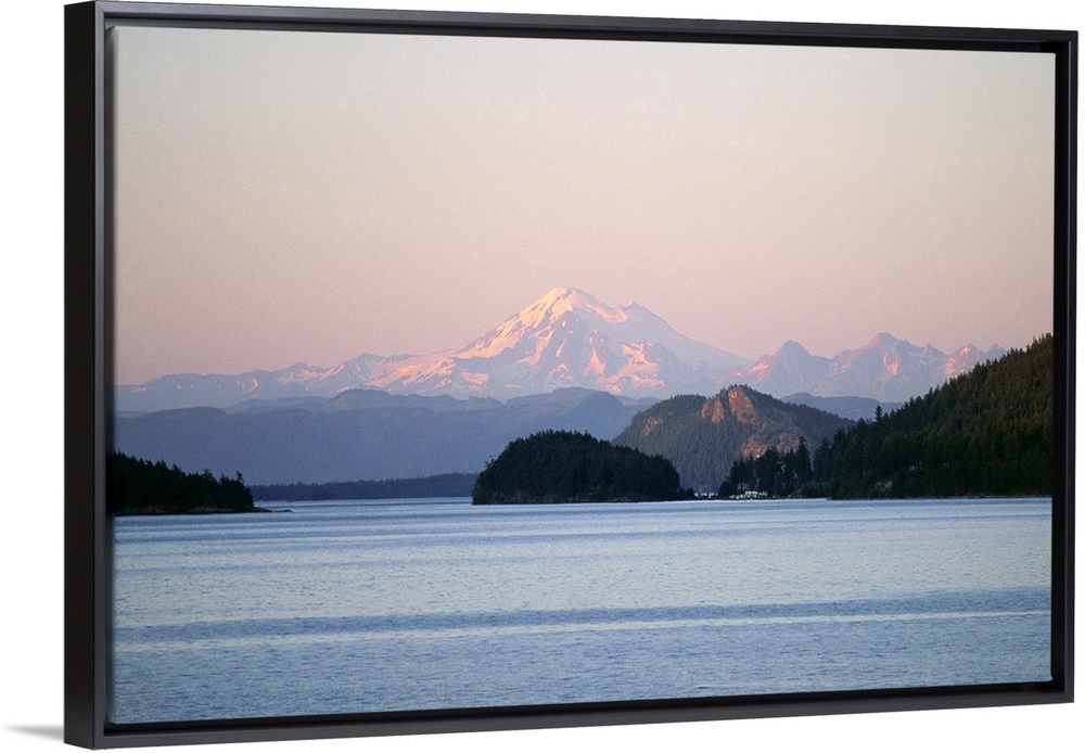 Mount Baker from San Juan Islands, Washington State, USA