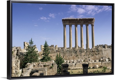 Roman Temple of Jupiter, Baalbek archaeological site, Bekaa Valley, Lebanon