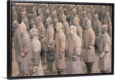 Terracotta Warrior figures, Xian, Shaanxi province, China, Asia