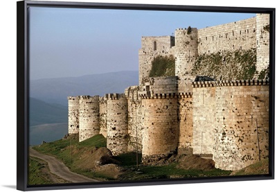 The Krak des Chevaliers, Crusader castle, Syria, Middle East