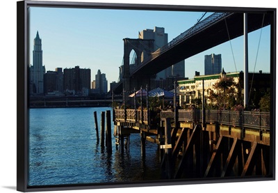 The River Cafe under Brooklyn Bridge, Brooklyn, New York City