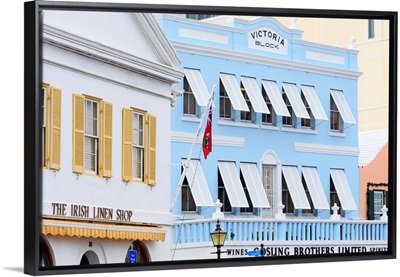 Victoria Block on Front Street in Hamilton City, Pembroke Parish, Bermuda