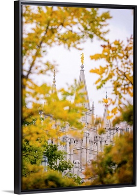 Salt Lake Temple, In the fall, Salt Lake City, Utah