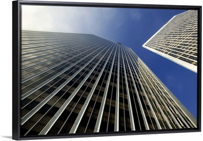 Beneath the Twin Towers in Century City, Los Angeles, California