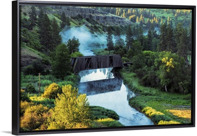 Covered bridge Wind in the Palouse region of Washington State