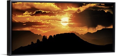 Sunset over Sedona, Arizona