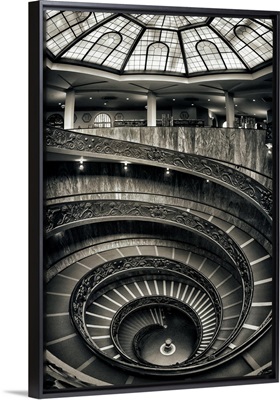 The Momo spiral staircase in the Vatican, Rome