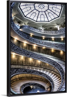 The Momo spiral staircase in the Vatican, Rome