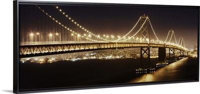 The Oakland Bay Bridge and San Francisco skyline