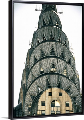 The top of the Chrysler Building in New York City