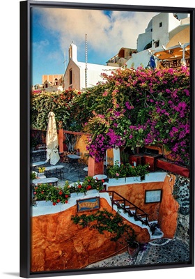 The town of Oia, Santorini, Greece