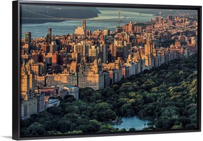 View of Central Park and Manhattan