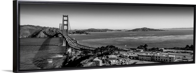 Looking North Towards The Golden Gate Bridge From San Francisco