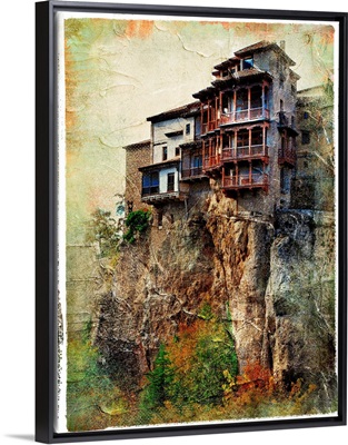 Cuenca, the Medieval Town of Spain, with Famous Hanging Houses