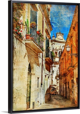 Lecce, Italian Old Town Streets