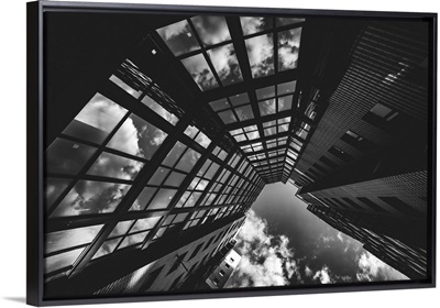 Modern Multi-Story Art Photo In Black And White