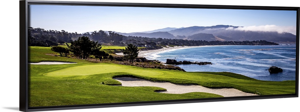 Pebble Beach golf course, Monterey, California.