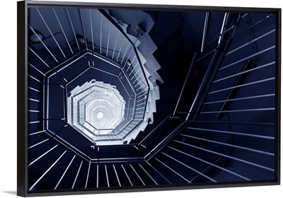 Spiral Staircase In Dark