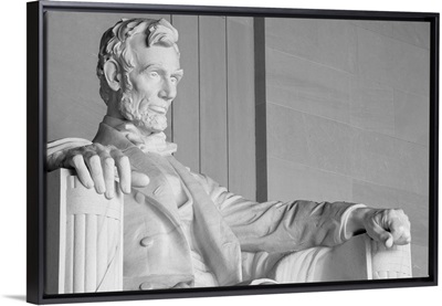 Statue of Abraham Lincoln at the Lincoln Memorial, Washington DC