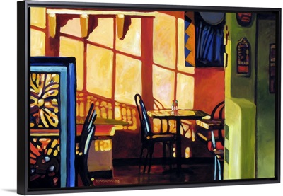 Santa Fe Cafe at Sunset