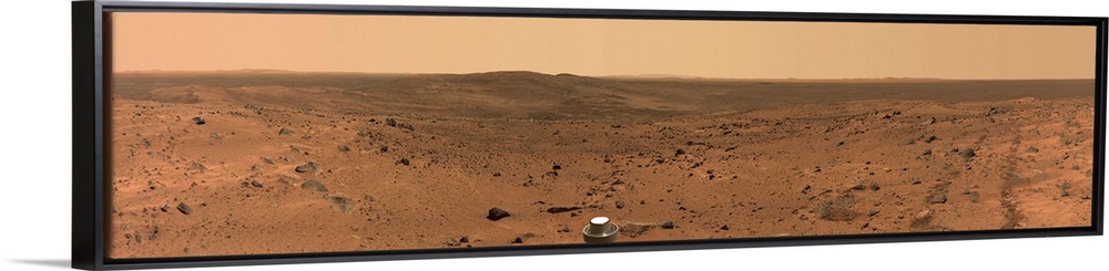 Panoramic view of Mars