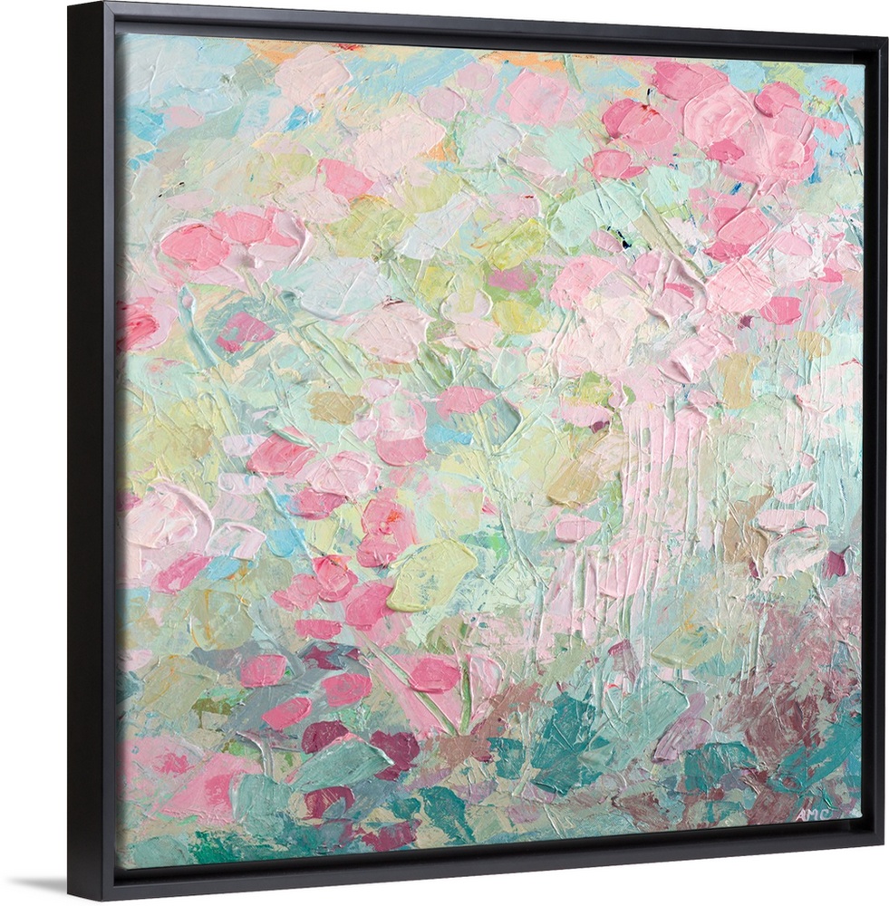 Japanese cherry tree with pink blossoms.