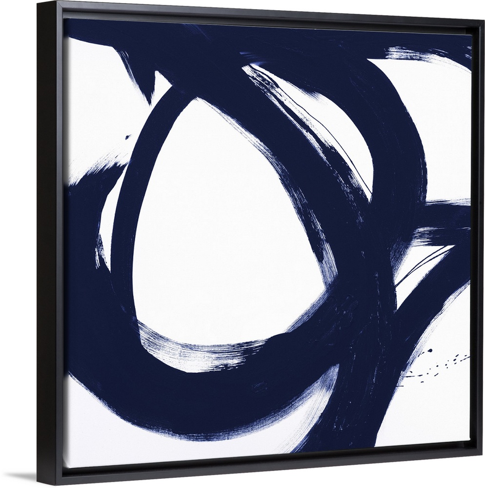 Navy Circular Strokes I