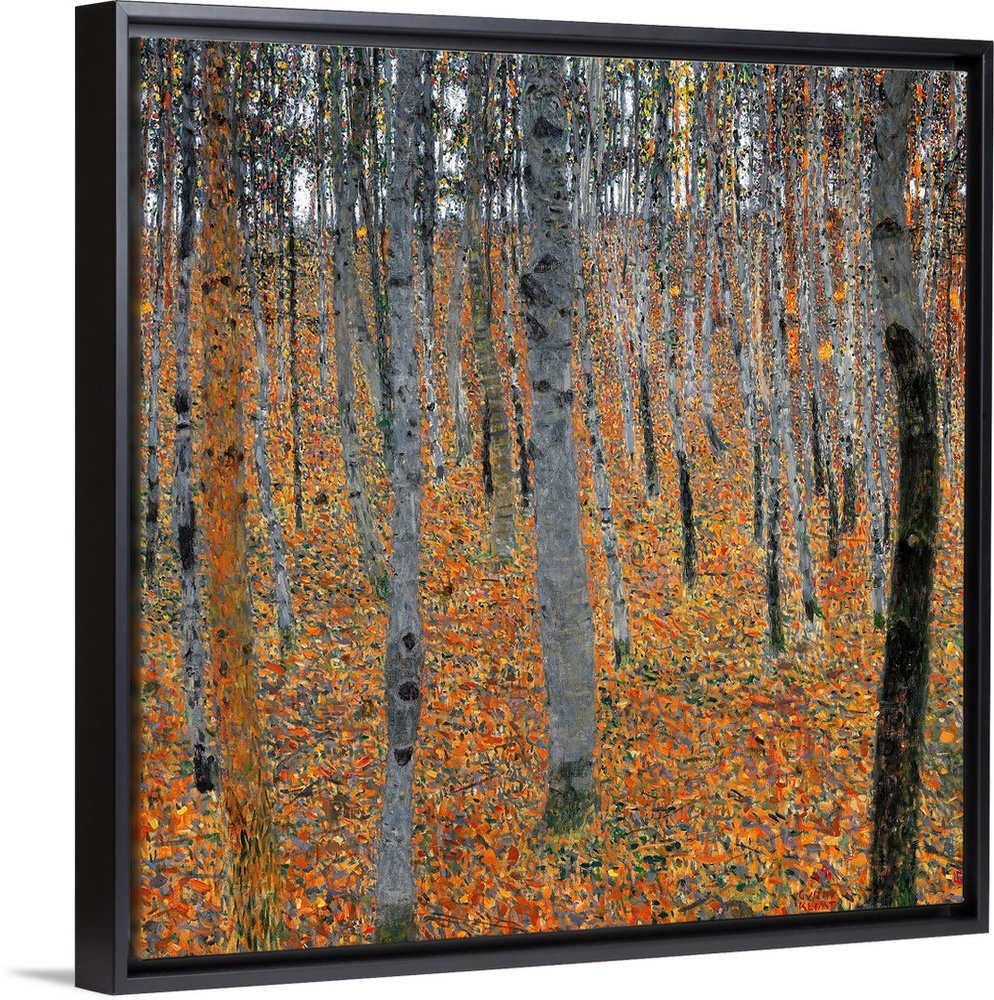 Klimt, Beechwood Forest. 'Beechwood Forest (Buchenwald).' Oil On Canvas, Gustav Klimt, 1903.