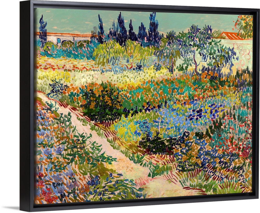 Van Gogh, Garden At Arles. Oil On Canvas, Vincent Van Gogh, July 1888.