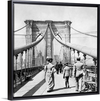 NY: Brooklyn Bridge, 1899