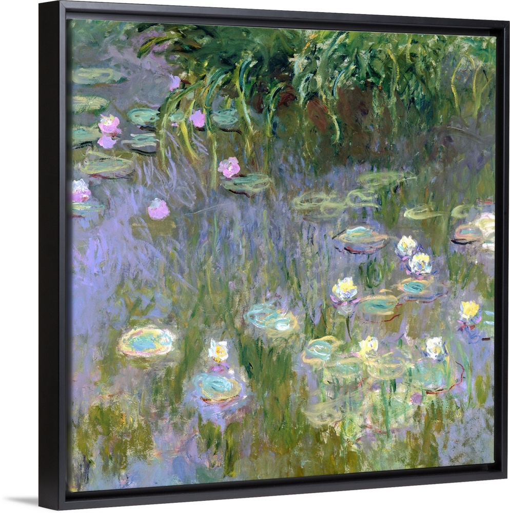 Monet, Water Lilies, C1915. Oil On Canvas, Claude Monet, C1915.