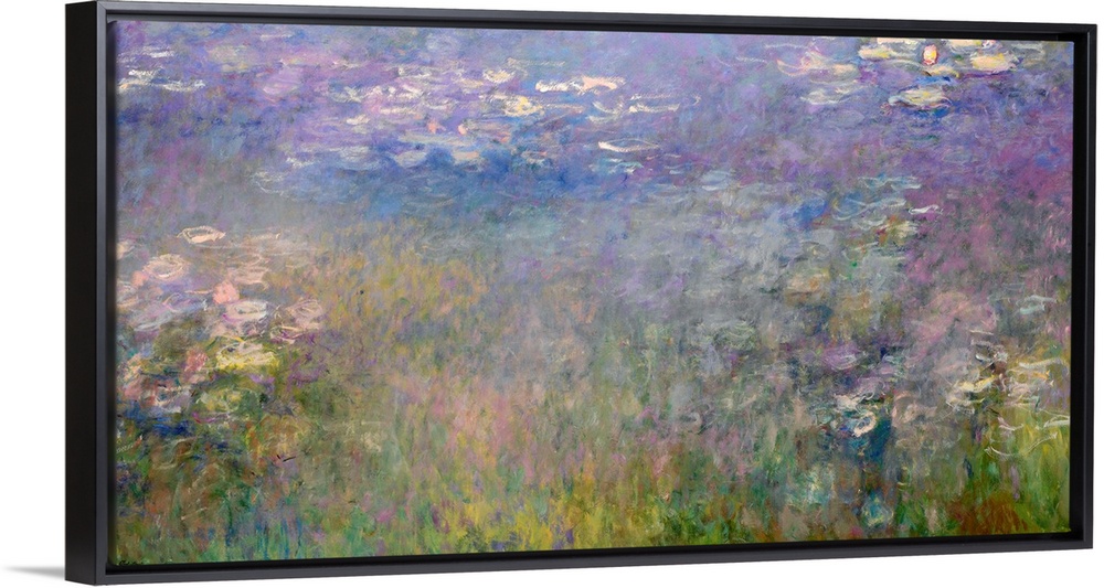 Monet, Water Lilies, C1920. Oil On Canvas, Claude Monet, C1920.