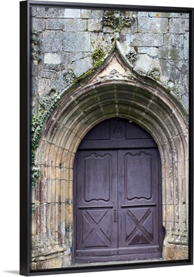 Detail from Saint Gigner church, town of Pluvigner, departement of Morbihan, France
