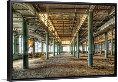 Disused factory interior