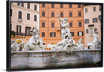 Neptune fountain at Navona square, Rome