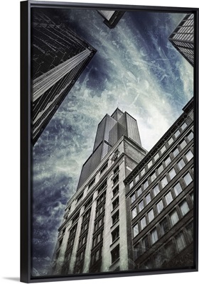 Willis Tower (formerly named Sears Tower) skyscraper in Chicago, Illinois