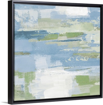 Urban Walkway II Blue and Green