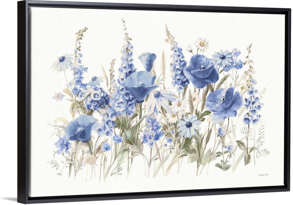 Wildflowers in Bloom I Blue