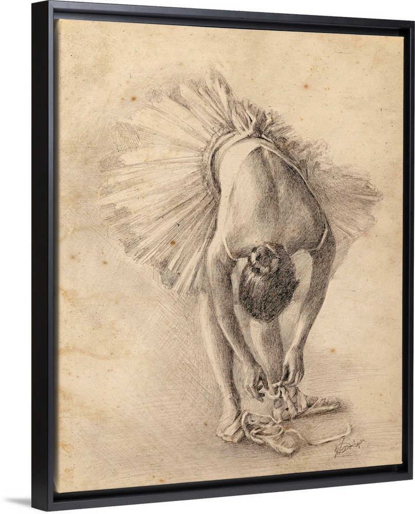 Antique Ballerina Study I